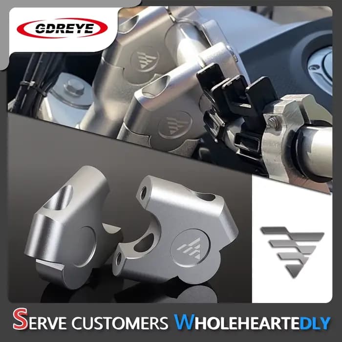 Pour Loncin VOGE 500DS 650DS 500 DS 650 DS accessoires moto guidon Riser montage poignée pince