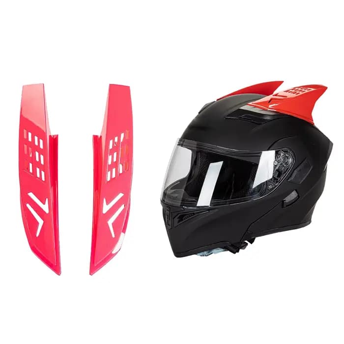 Oreilles de casque de moto