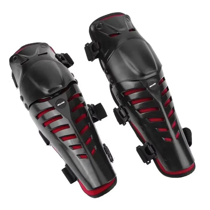 Genouillères de motocross en PE, protection souple pour genoux de moto tout-terrain, protège-genoux pour VTT et conduite hors route