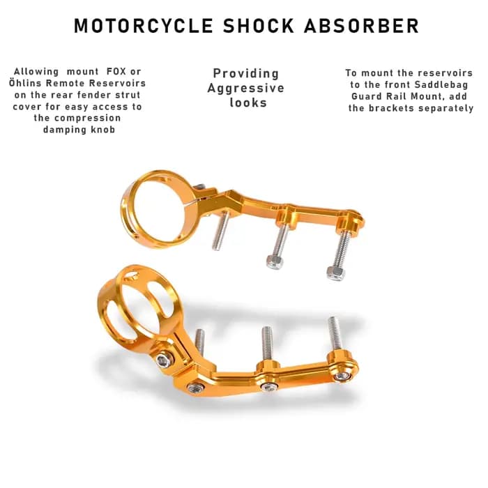 Supports de réservoir de télécommande d'amortisseur