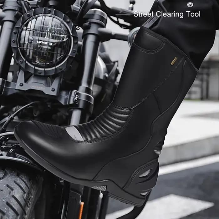 Bottes de moto quatre saisons pour hommes