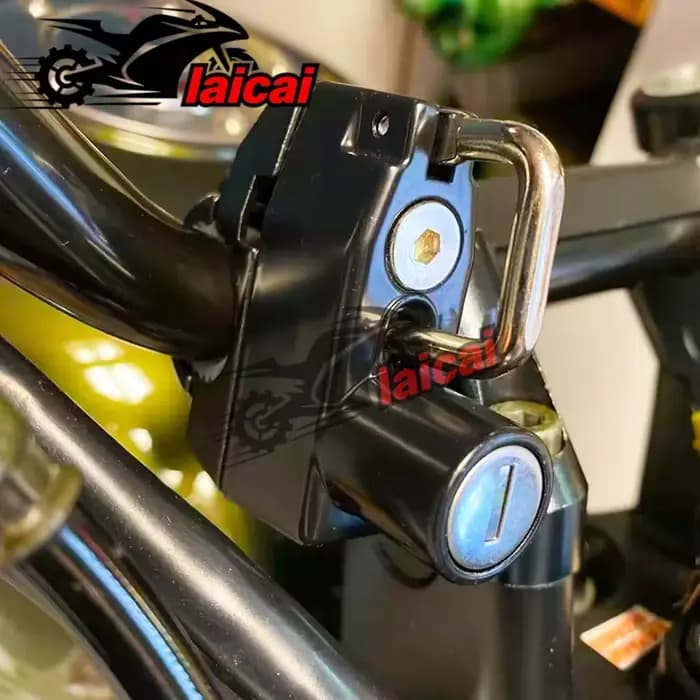 Serrure pour casque de moto – Sécurité antivol avec 2 clés