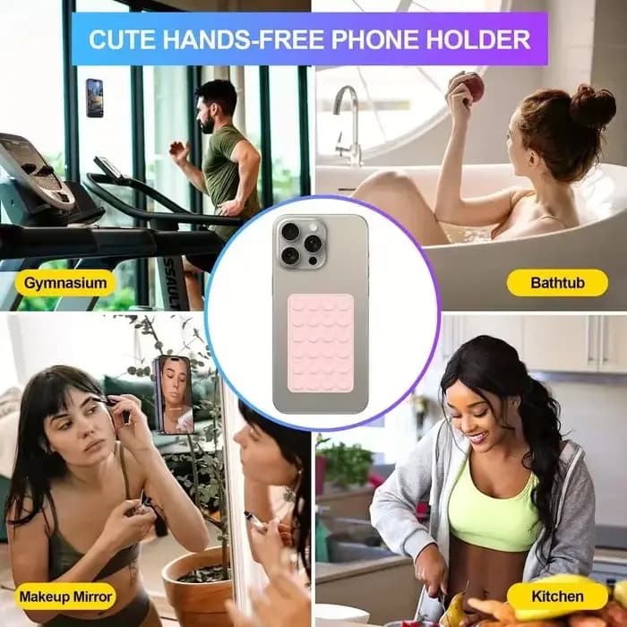 Support de téléphone à ventouse en silicone
