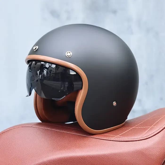 ORZ - Casque de moto rétro