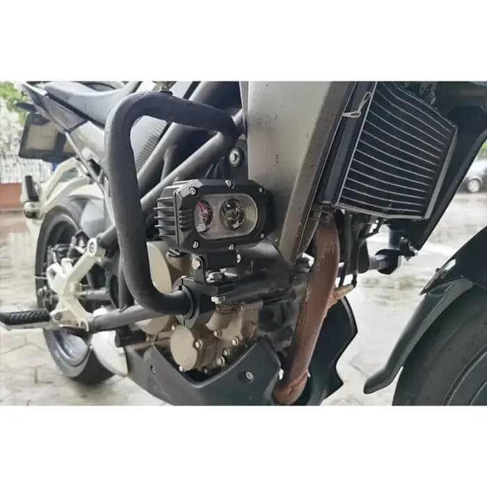 Support de lampe frontale de moto