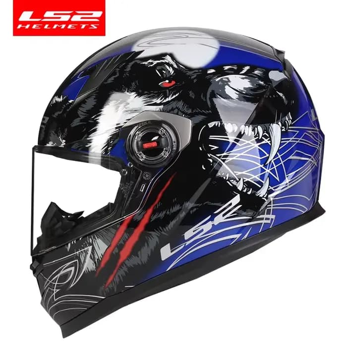 Casque de moto intégral original LS2 Rhinoceros