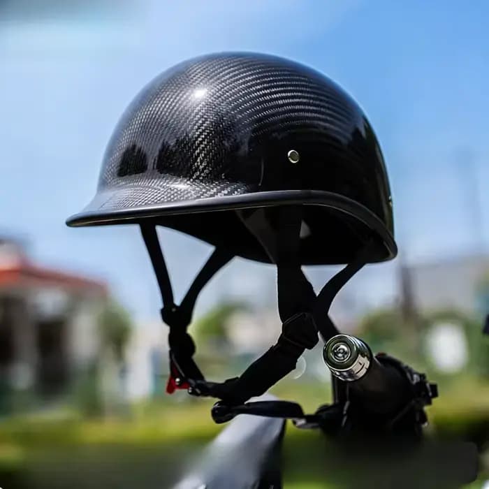Casque en fibre de carbone pour hommes