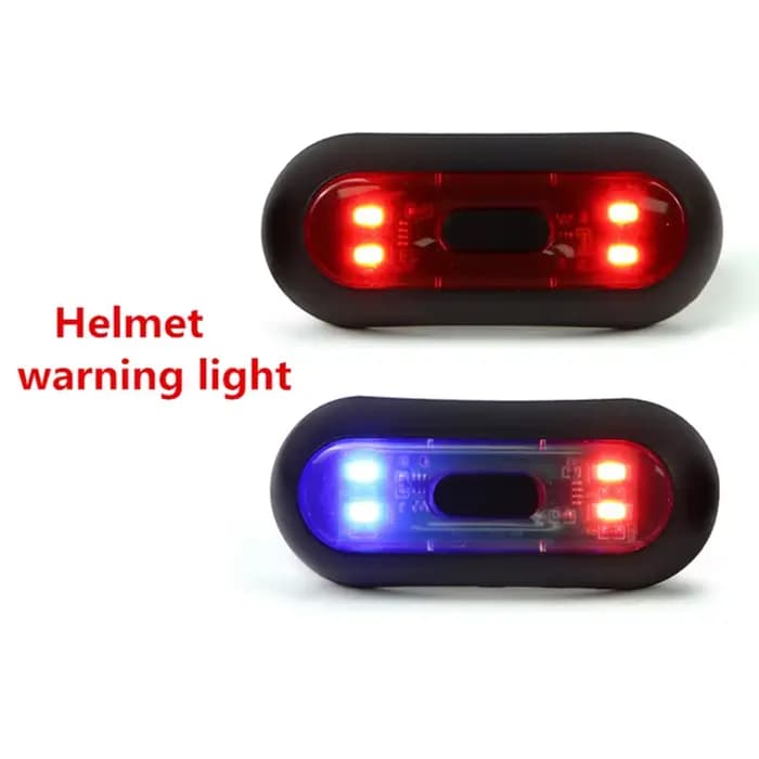 Voyant d'avertissement de moto pour casque