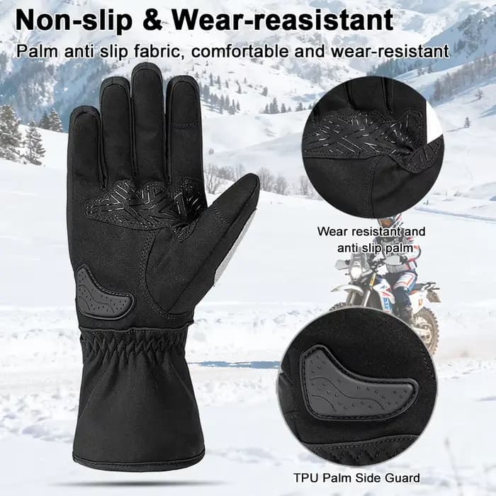 Gants de moto d'hiver JCAA