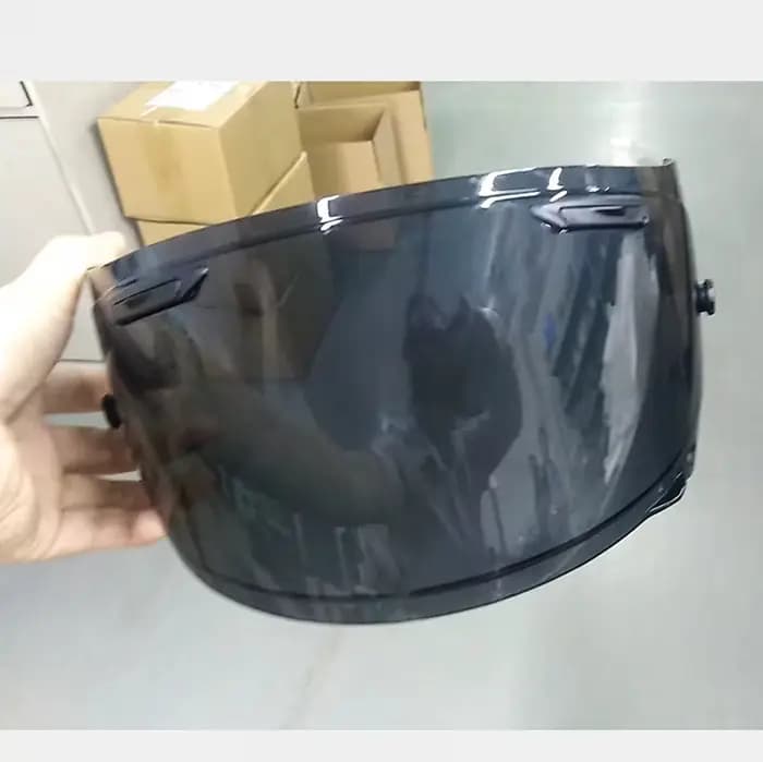 Pour lentilles de casque ARAI galvanisées transparentes