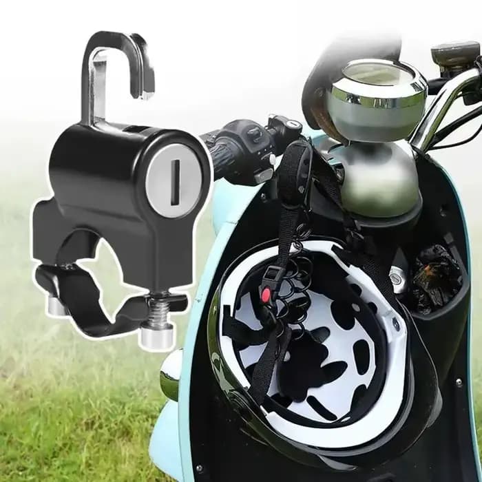 Serrure universelle pour casque de moto