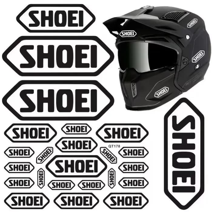 Autocollant de casque Shoei