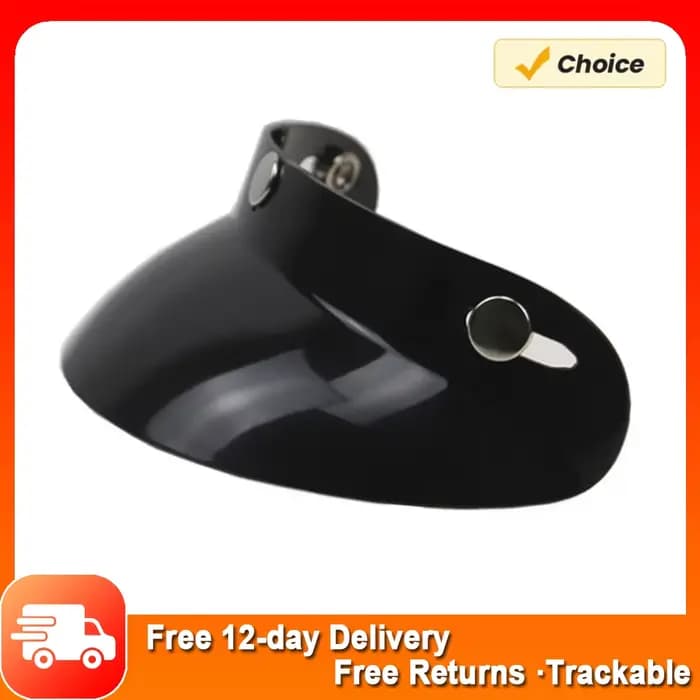 Casque de moto universel noir à 3 boutons