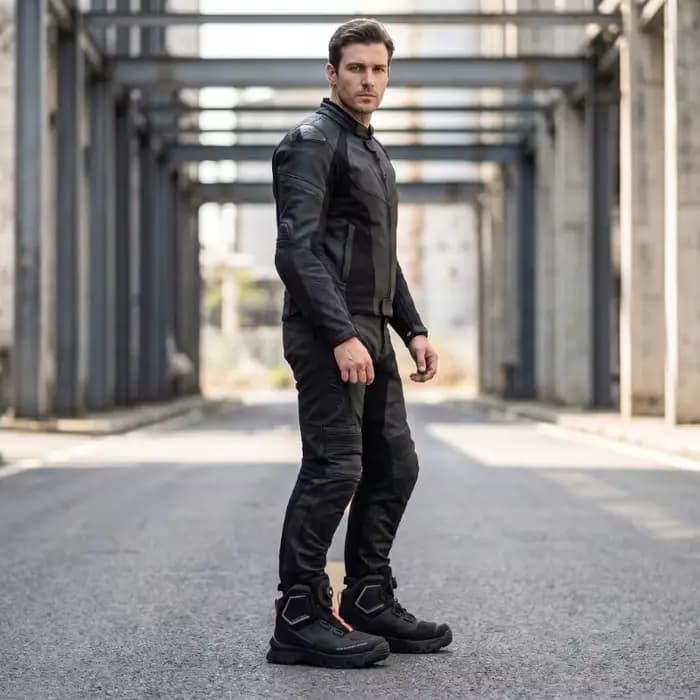 Bottes de moto TR G6 antidérapantes et coupe-vent pour hommes