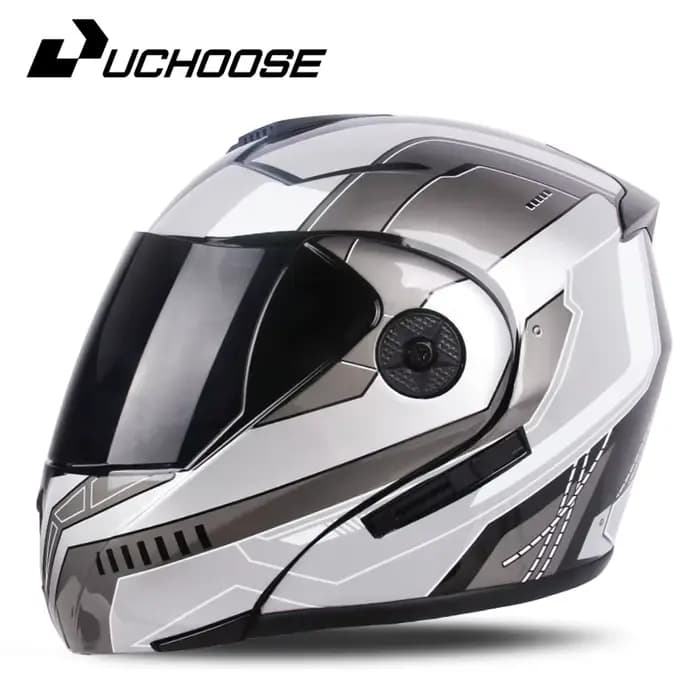 Casques de moto modulaires Uchoose unisexes pour la course