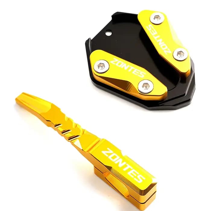 Accessoires pour ZONTES 368G 368E 368K 368 G 2022-2026+ : Extension et support de béquille latérale CNC