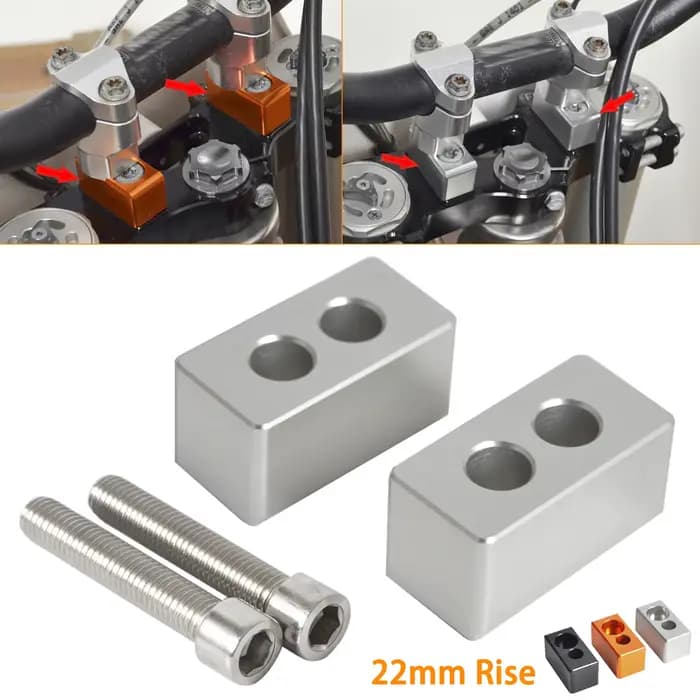 Pour 16-22 Husqvarna 125 150 250 300 350 450 501 FE TE bloc de rehausseurs de guidon de Motocross pour Beta RR 125 200 300 480 498 2012-2022