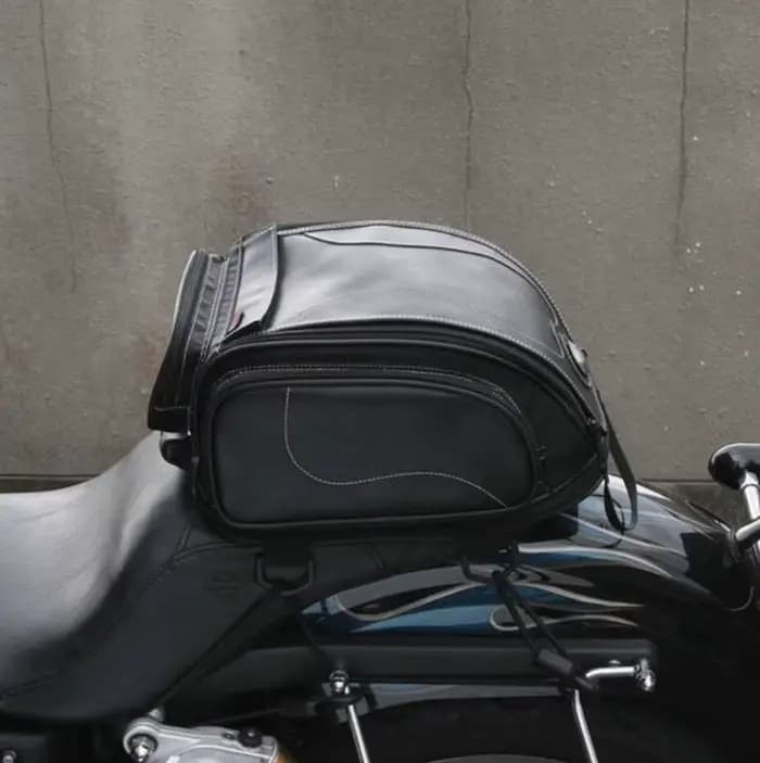 Sac de motard de voyage étanche en cuir PU pour moto