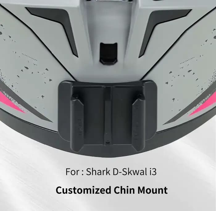 Support de mentonnière pour casque de moto personnalisé Shark D-Skwal i3 pour GoPro Hero13