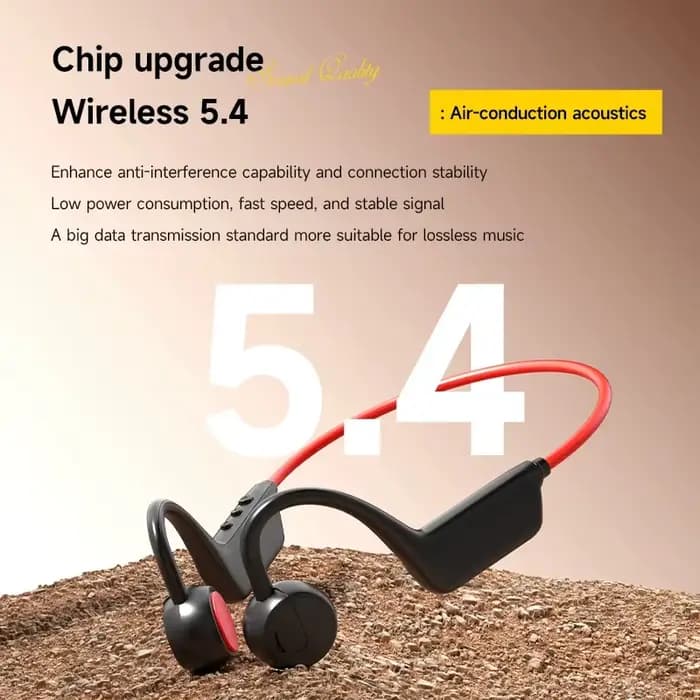 Casque à conduction osseuse Lenovo Bluetooth 5.4 avec micro, étanche, pour l'exercice, le fitness, la natation, les sports, sans fil, nouveau 2026