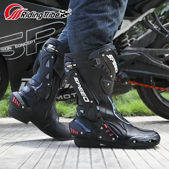 Motocross été tout terrain respirant hydrofuge bottes tout-terrain anti-dérapant équipement d'équitation