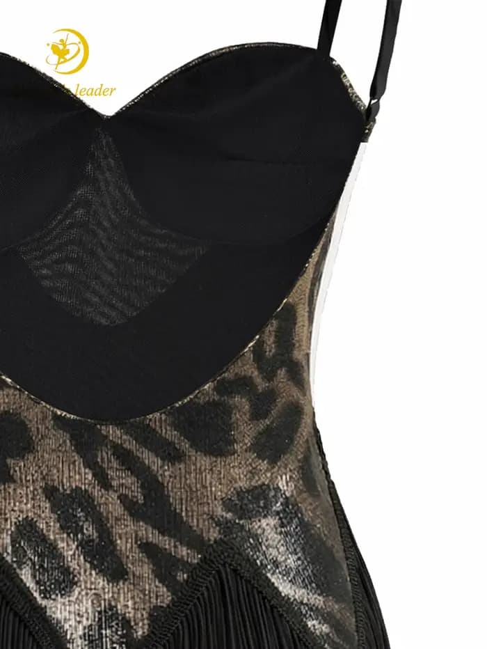 Ensemble de danse latine haut de gamme noir pour femmes adultes et enfants, performance Samba, motif encre et dégradé, jupe asymétrique