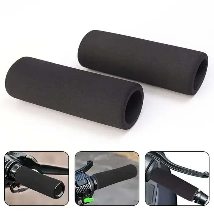 Couverture de poignée en mousse noire antidérapante pour Modification de moto
