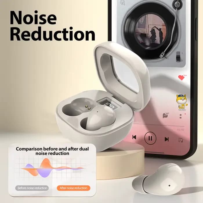 Mini casque de sommeil sans fil Bluetooth casque HiFi stéréo Invisible écouteurs cachés dans l'oreille sport écouteurs pour Smartphone
