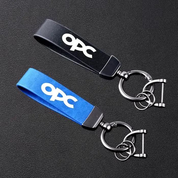 Porte-clés en cuir de voiture de haute qualité, accessoires en métal pour Opel OPC