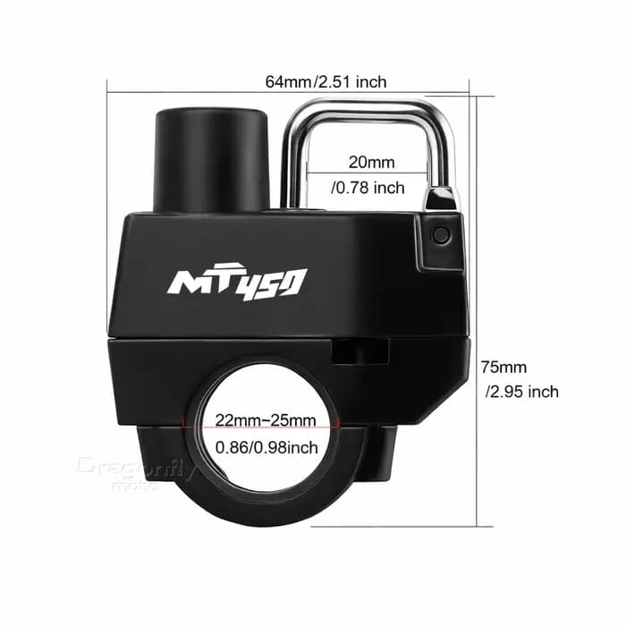 Antivol de casque de moto pour CFMOTO CF