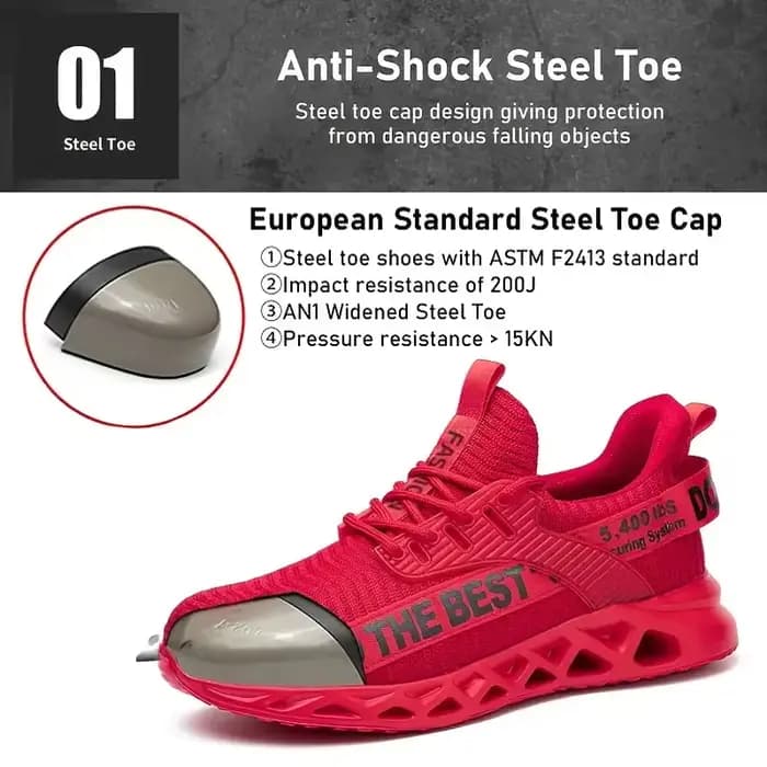Bottes minières de protection de sécurité pour hommes, chaussures de sécurité à bout en acier, fonction Anti-écrasement et Anti-perforation, chaussures de travail multicolores à la mode