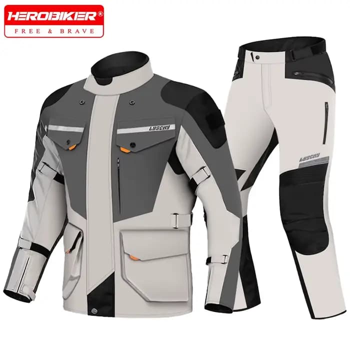 Veste de moto imperméable pour homme