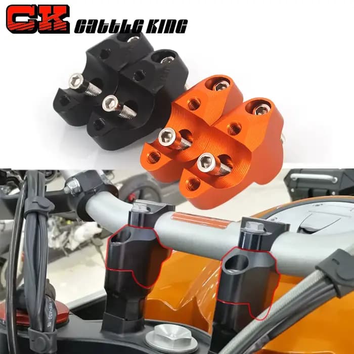 Kit de rehaussement de guidon de moto
