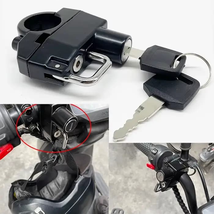 Verrou de casque antivol