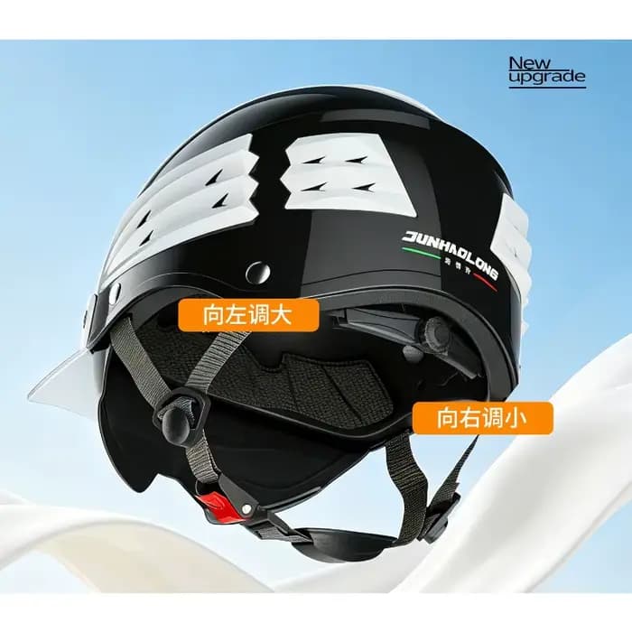 Casque de moto vintage respirant pour l'été