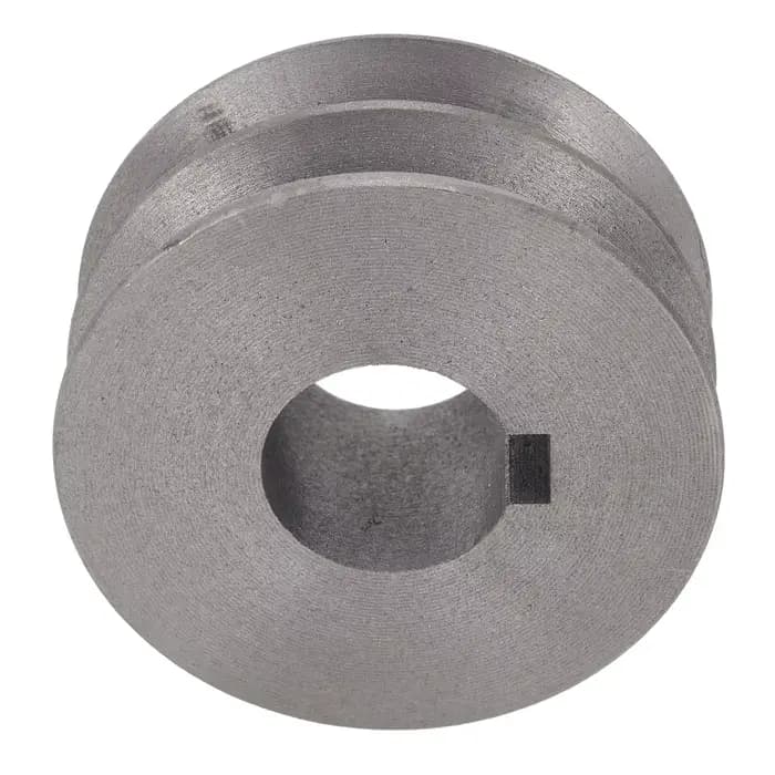 Poulie de courroie trapézoïdale de type A à double gorge en fonte, accessoire pour moteurs, conçue pour les courroies de type A et courroies de distribution dans les outils électriques