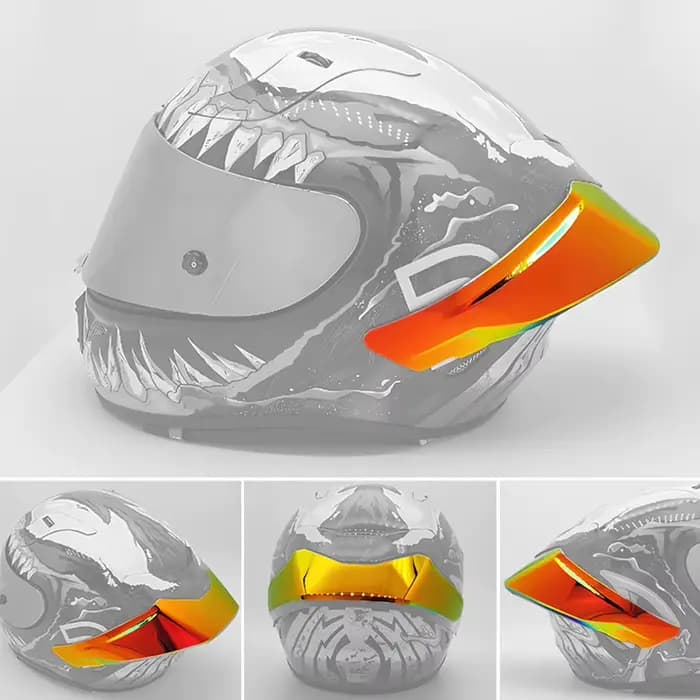 Becquet de casque de moto