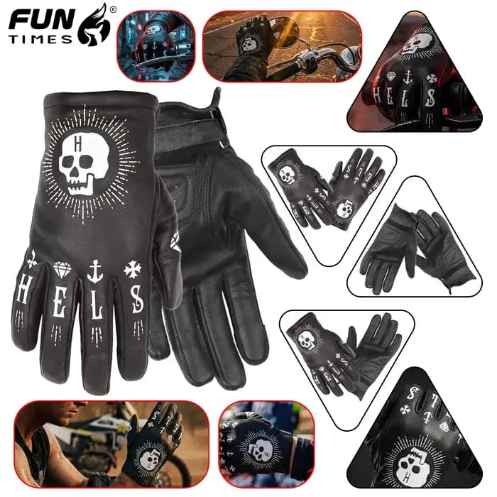 FUNTIMES gants de moto