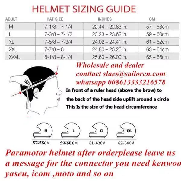 Casque de paramoteur antibruit, parapente motorisé certifié, prise 6.3, 5.2 GA