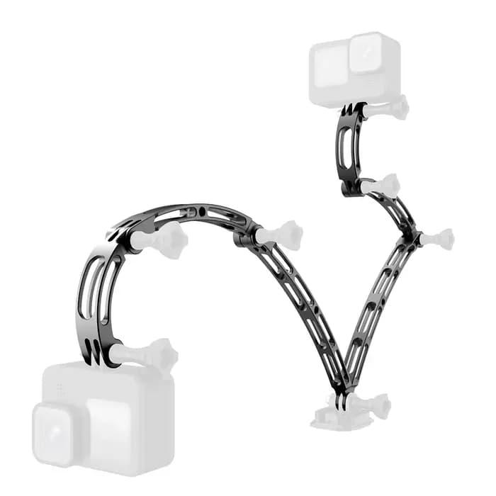 Extension de bras de casque en alliage d'aluminium