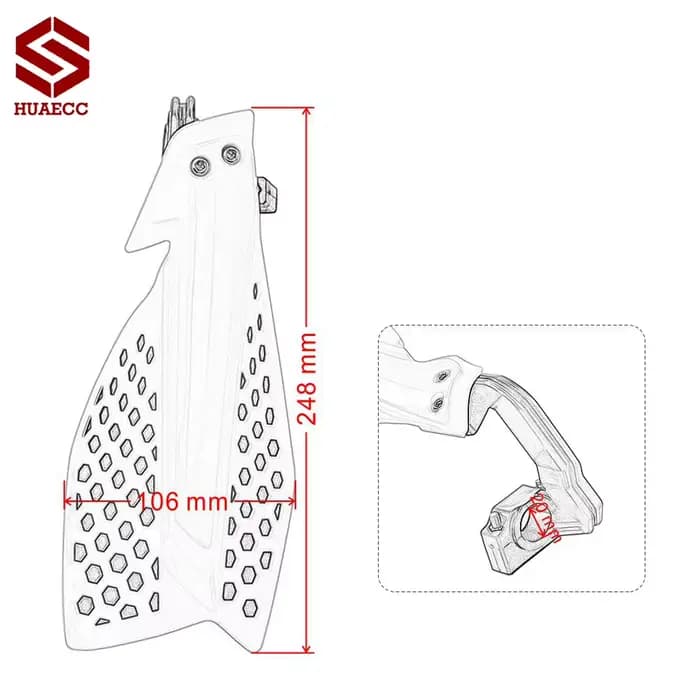 Protège-mains pour guidon de Motocross
