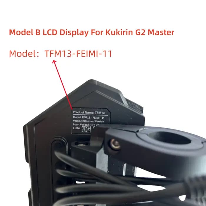Écran LCD pour scooter électrique Kukirin NipMaster Prada