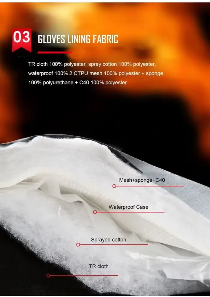 Gants chauffants 3M coton hiver chauffe-mains