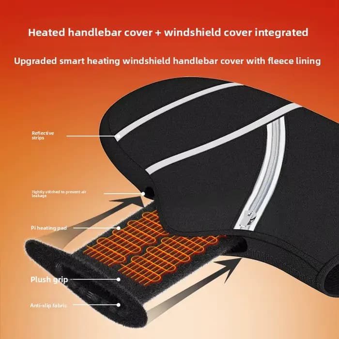 Gants de moto chauds d'hiver