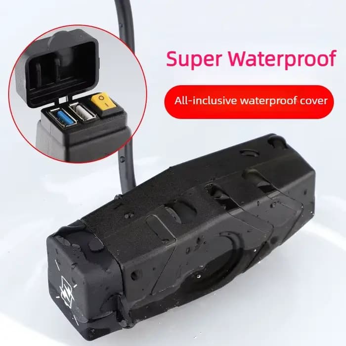 Chargeur USB pour guidon 20-90V