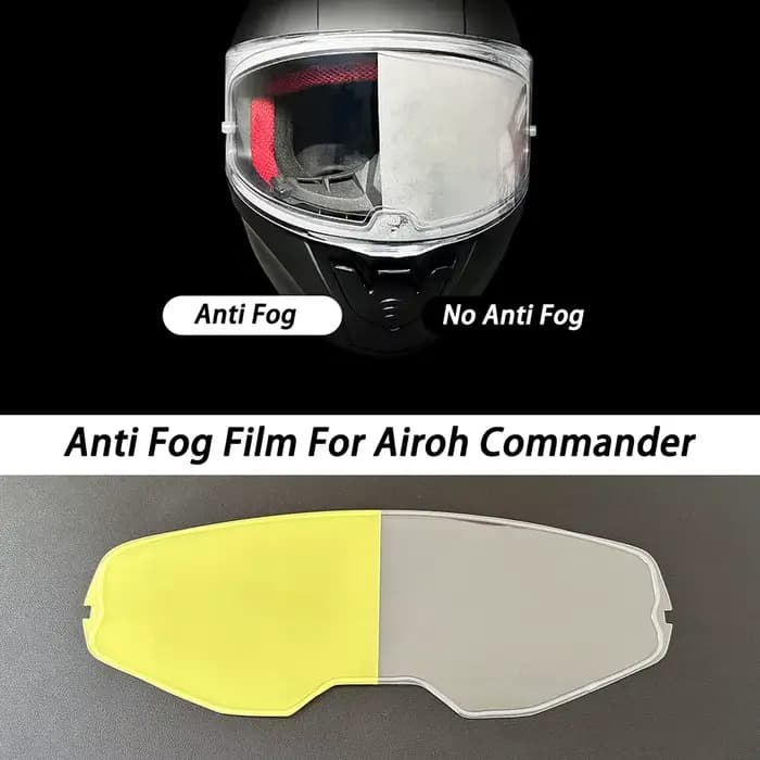 Film Anti-buée pour casque de moto