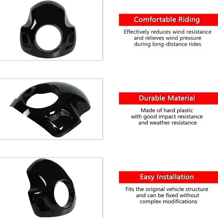 Accessoires de moto, nouveau capot de phare avant