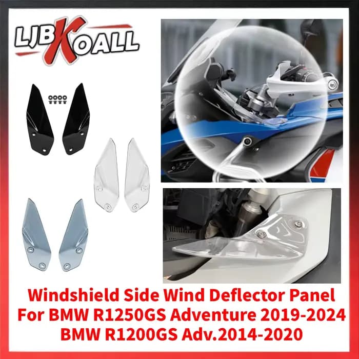 Panneau latéral de pare-brise pour BMW R1250GS Adventure 2019-2024