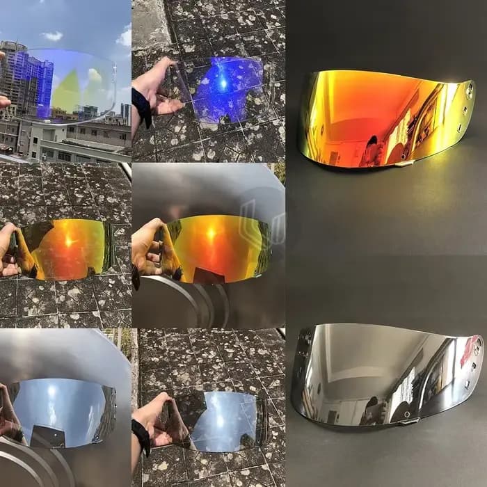 Visières de casque intégral pour moto, pour ICON IC-04, cadre d'air