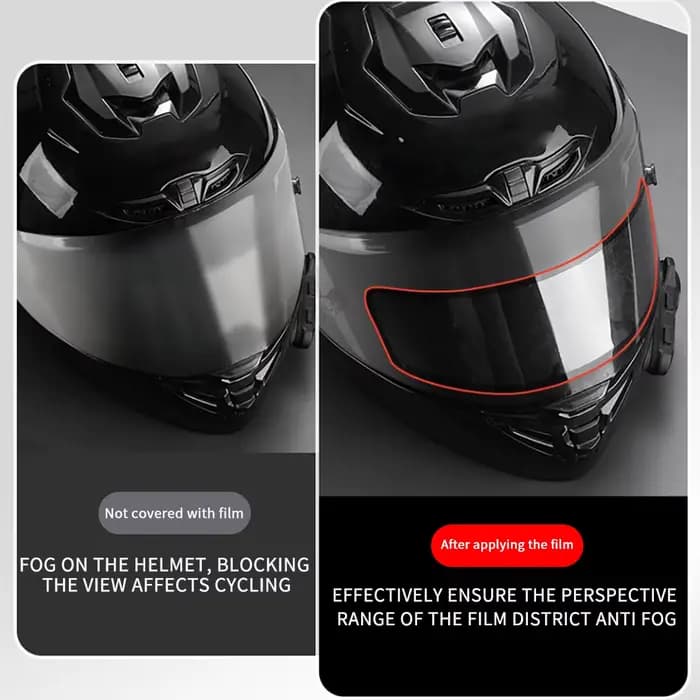 Film antibuée Anti-éblouissement pour casque de moto
